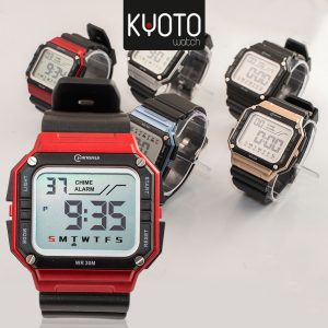 KY10-57 - RELOJ DIJITAL MIGRUI SIETE LUCES , EN CAJITA , RESITENTE AL AGUA , 4 COLORES LLEGA 1