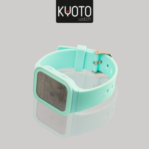 KY10-61 - RELOJ SHHORS DIJITAL , RESISTENTE AL AGUA , LUCES , VERDE AGUAMARINA