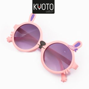 ACC858-1 - GAFAS KIDS FILTRO UV CONEJITA COLOR ROSADA