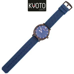 KY232 - RELOJ KYOTO CABALLERO PULSO GOMA FONDO CLASIC COLOR AZUL