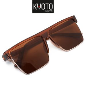 ACC1458-GAFAS CUADRADAS MARCO CAFE FILTRO UV