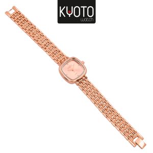 KY200- RELOJ KYOTO DAMA METALICO CLASICO COLOR ROSADO