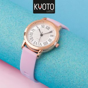 W781 - RELOJ CARTIER PULSO ROSADO GOMA