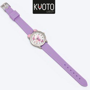W881 - RELOJ INFANTIL KYTTY PULSO GOMA LILA