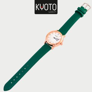 KY316-RELOJ KYOTO PULSO SINTETICO , CALENDARIO , VERDE