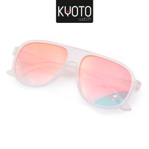 ACC845 - GAFAS CON FILTRO UV JUNG PILOT COLOR BLANCA CRISTAL ESPEJO