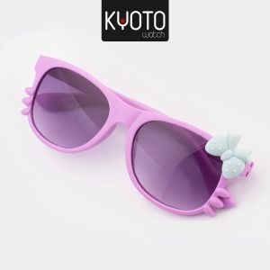 ACC859-2 - GAFAS KIDS FILTRO UV GATICA CON MOÑO COLOR LILA