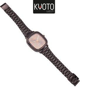 KY208- RELOJ KYOTO CABALLERO METALICO CLASICO COLOR NEGRO