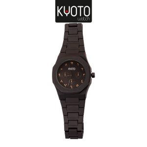 KY261- RELOJ KYOTO BLACK SPACE CABALLERO , ACRILICO