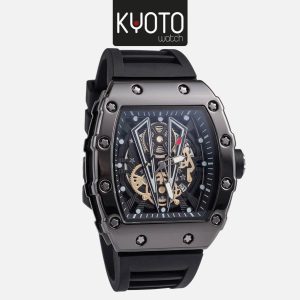KY271 - RELOJ KYOTO , MILLE , BLACK , RESITENTE AL AGUA NO SUMERGIBLE , SILICONA