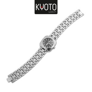 KY301 - RELOJ KYOTO  PULSO ANCHO , MANTIZ , PLATEADO