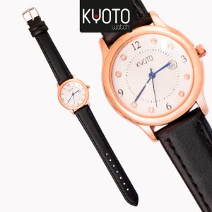 KY314- RELOJ KYOTO PULSO SINTETICO , CALENDARIO , NEGRO