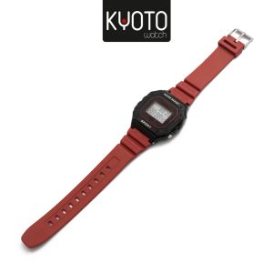 KY241 - RELOJ KYOTO DIJITAL CLASICO RESISTENTE AL AGUA COLOR ROJO