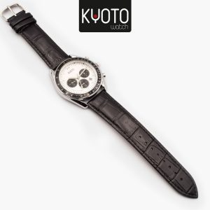 KY364 - RELOJ KYOTO CABALLERO , CLASIC , PULSO CUERO DUAL TIME , RESISTENTE AL AGUA NO SUMERGIBLE ,NEGRO